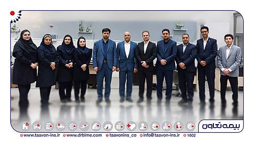  بازدید سرزده سرپرست شرکت و رئیس هیئت مدیره بیمه تعاون از شعبه مشهد